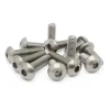 M3 M4 M5 M6 M8 M10 M12 Titanium alloy Round Head Screws Mushroom Hexagon hex Socket Button Head Screw