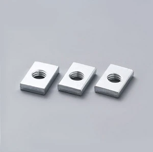 M6 M8 M10 stamping stainless steel mechanical rectangular square nut,stamping square T nuts Customized,Carbon Steel Fasteners