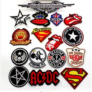 Make Your Own Design Fashion Custom Punk Embroidery Patch Iron Patch For Clothing Accessory