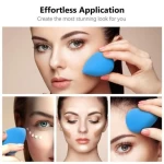 Makeup Sponge Set Blender Beauty Foundation Blending Sponge for Liquid Cream and Powder Multi Colored Makeup Sponges