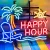 Import Mancave Decoration Happy Hour Palm Tree Chair Custom Glass Tube Neon Sign Neon Sign 20*inches from China