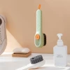 Manual Cleaning Brush Multifunctional Plastic Silicone Long Handle Shoe Brush