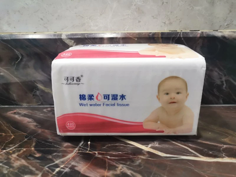 Manufacture Factory wet water facial tissue