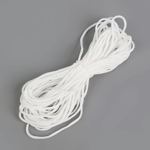 Manufacturing Soft Elastic Band Earloop 3 mm 5 mm nylon Spandex Elastic Band Rope
