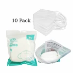maskers Disposable 5ply Fabric Facemask Dust Pollution Filter Face Mask Earloop Health Masks non-woven Ffp2 KN95  mask