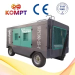 Mature Factory Similar Atlas Copco Trailer Mounted Portable Movable Diesel Screw Air Compressor 200-2000 Cfm for Drilling Machine