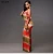 Import MC619 2017 african styles printed strapless flouncing maxi dress for women clothing from China