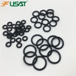Mechanical fluid seals black aging resistant O-shaped rubber ring hydraulic shock absorber O-ring