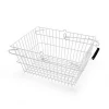 Medium size metal shopping basket for supermarkets and retails