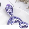 Mermaid tail children&#x27;s shiny colored crystal scales hairpin