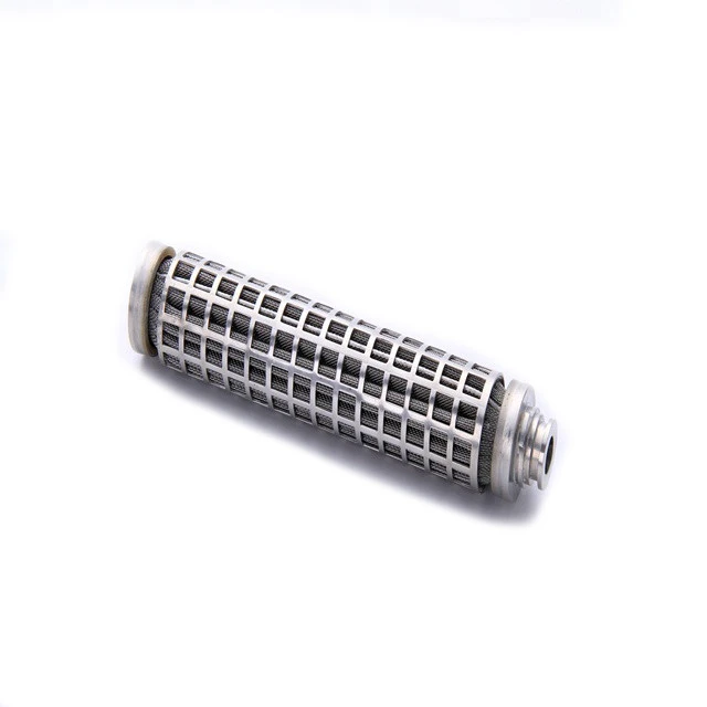 Micro Custom Metal Etching Screen Seamless Pleat Wire Dust Stainless Steel Wire Cone Woven Cylinder Mesh Air Filter Cartridge