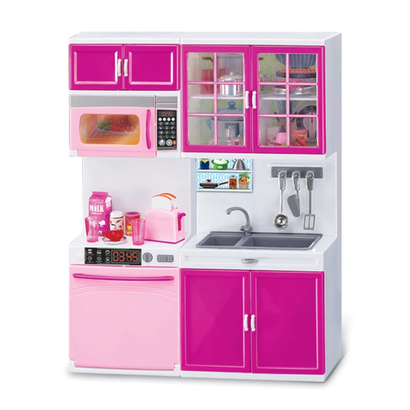 Modern cooking play mini play set kitchen toy set for education