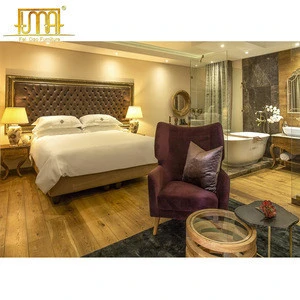 modern design high end 5 star hotel bed room furniture antique bedroom set