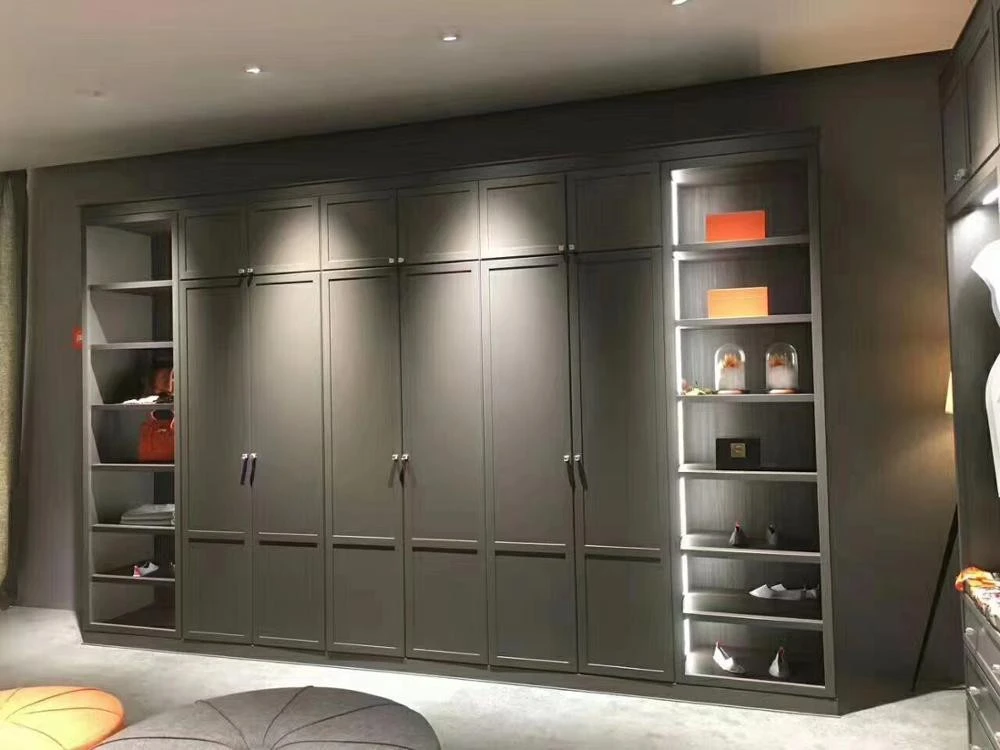 modern design wardrobe cabinet closth furniture use cleaf board