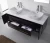 Import Modern Double Sink Bathroom Vanity in Espresso from China