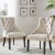 Import Modern fabric dining room Furniture luxury dining chair from China
