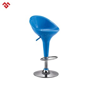 Modern High Plastic Swivel Bar Chair, High Quality Durable Plastic Bar Stool Bar Chair