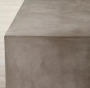 Modern Living room furniture  brown wooden cement top tee table Coffee Table