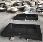Modern unique designs artificial marble stone bathroom sink, double holes faucet sink, bathroom sinks vanity