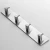 Import Modern Wall Mount Heavy Duty Stainless Steel Self Adhesive Bathroom Towel Robe Hook from China