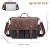 Import MoKo Mens Messenger Bag Genuine Leather Luxury Waxed Canvas Business Handbag for 15.6 inch Laptop from China