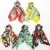 Import Monstera and Plumeria Rubra Tropical Plant Printed Fabric Ponytail Ribbon Hair Tie Scrunchies from China