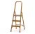 Import MOQ 20 PCS Japanese Home Use Step Ladder, Household 2 Steps Aluminum Folding Ladder With Wooden Grain from China
