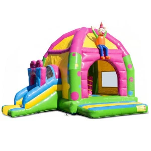 Most popular bouncer inflatable slide castle combo for children bouncy castles with slide