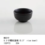 MS019 Disposable Eco-Friendly Square Set Unbreakable Melamine Bowls Polished Dish Parties Vaisselle en Amine Plastic Bowls