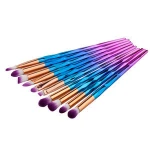MUB16 Diamond Rainbow Make Up Brush Set Professional Eye Make Up Eyeliner Eyebrow Eyeshadow Brush Set Rose Gold Makeup Brushes