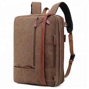 Multi-Functional Convertible Business Backpack Shoulder Bag Messenger Bag Mens Briefcase
