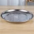 Import Multiple size stainless steel round dinner plate food fruit serving tray from China