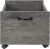 Import MyGift Vintage Grey Wood Vinyl Record Rolling Storage Crate with Casters from China