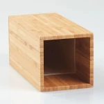Natural Bamboo Toilet Bowl Brush and Holder