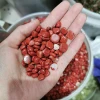 Natural Crystal Gravel Southern Red Agate Crushed Tumbled Stone Red Jade for Home Decor