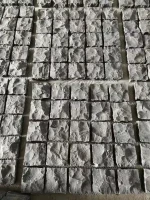 Natural Split Surface Flamed Tumbled Granite Cube Paving Tile for Sidewalk Paving Landscaping