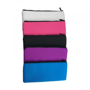 Neoprene soft pencil case durable in use for office/school