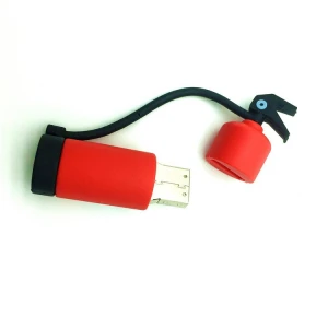 New 3D Cool Fire Extinguisher Fire Hydrant USB Pen Drive Parts Memory Stick With Custom LOGO