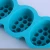 Import New 4-hole silicone soap mold oval massage soap mold soft hand soap mould from China