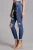 Import New Arrival Embroidered Ripped Washed Skinny Womens jeans from China