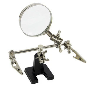 New Arrival Hand Magnifier Tool Soldering Iron Base Stand with Vise Clamp