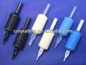 New Blue Disposable TATTOO TIPS GRIPS 1&quot; 25mm TUBES