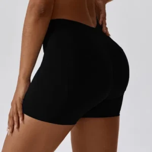 New China Manufactory Summer Nude Feeling Yoga Shorts Butt Lifting Gym Sports Wear Racing Recycling Workout Shorts with Pockets