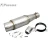 Import New Chrome 38-51mm Exhaust Muffler Pipe System for Street Sport Racing Motorcycles ATV Quad Scooters from China