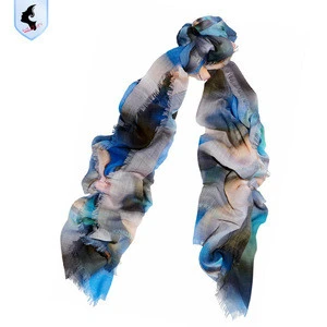 New design blend material designer scarf wholesale china