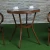 New Design Commercial Modern Rattan Glass Restaurant Coffee Shop Cafe Tables And Chairs Furniture Sets