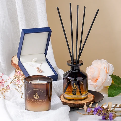 Buy New Design Fragrance Glass Aroma Reed Diffuser Custom Reed Diffuser ...