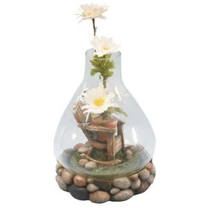 New Design Lighted large Resin Flower Vase