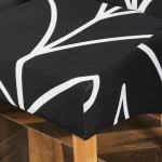 New Design Luxury Universal Wholesale Office Living Room Velvet Wingback Chair Cover Sofa Spandex Stretch Chair Cover