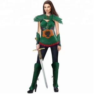 New Design PU Leather Owl Warrior Anime Cosplay Japan Halloween Costumes For Women